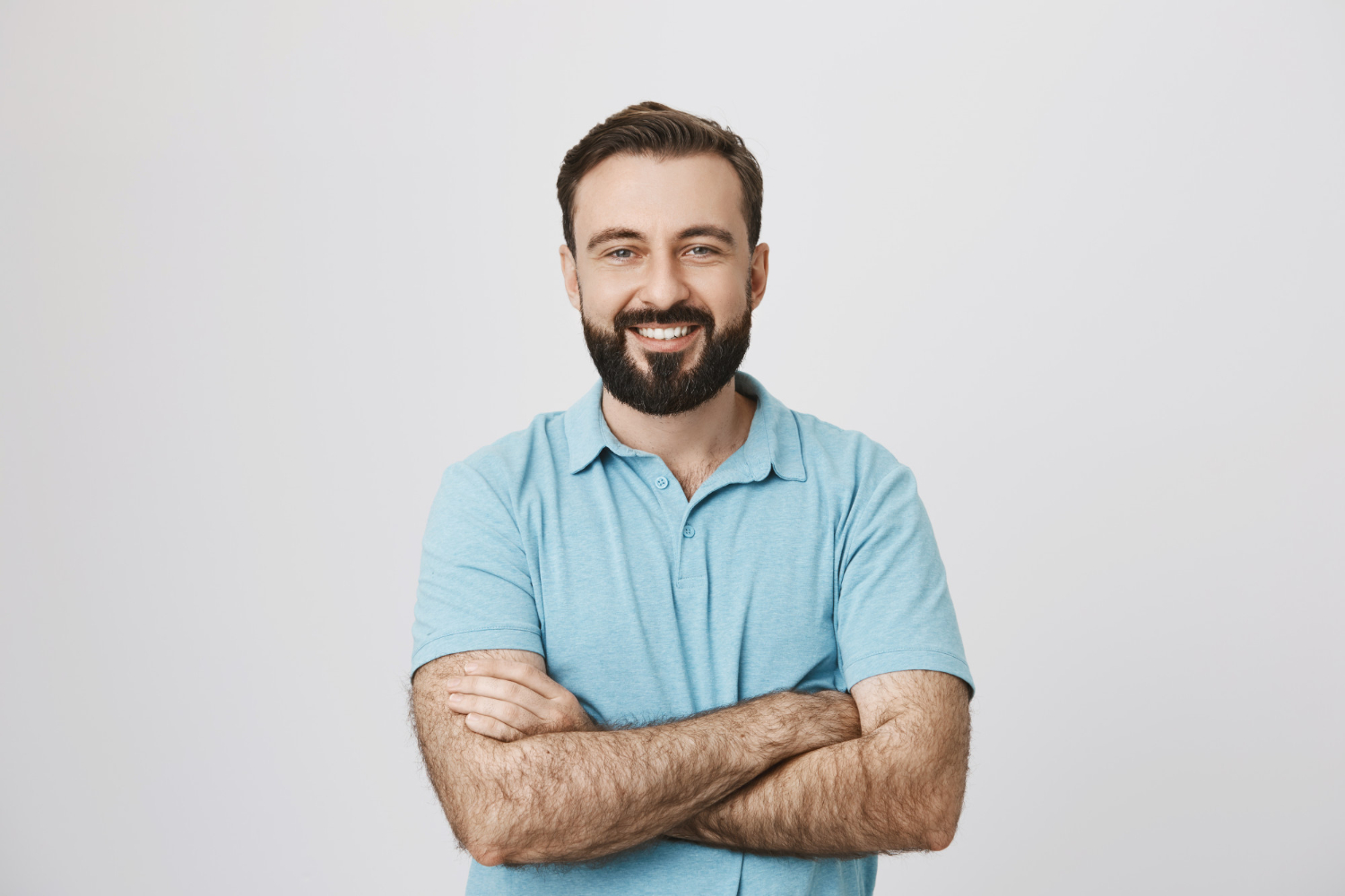 Man smiling